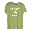 Das Leben ist besser auf einem Boot T-Shirt