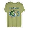 O-Fishally 3 Years Old Fisherman 3. Geburtstag Angeln T-Shirt