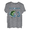 O-Fishally 3 Years Old Fisherman 3. Geburtstag Angeln T-Shirt
