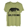 California Bear Grizzly Pride Cali im Freien, Vintage-Stil T-Shirt