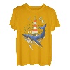 Leuchtturm Wal Traveler Nautisches Turmlicht T-Shirt