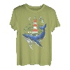 Leuchtturm Wal Traveler Nautisches Turmlicht T-Shirt