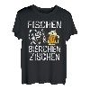 Fischen & Bierchen Zischen Angler Angeln Fisch Angel Fischer T-Shirt