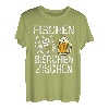Fischen & Bierchen Zischen Angler Angeln Fisch Angel Fischer T-Shirt