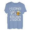 Fischen & Bierchen Zischen Angler Angeln Fisch Angel Fischer T-Shirt