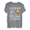 Fischen & Bierchen Zischen Angler Angeln Fisch Angel Fischer T-Shirt