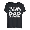 Angler Fischer Vater Fischer Papa Fisch T-Shirt
