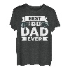Angler Fischer Vater Fischer Papa Fisch T-Shirt