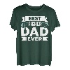 Angler Fischer Vater Fischer Papa Fisch T-Shirt