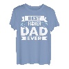 Angler Fischer Vater Fischer Papa Fisch T-Shirt