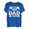 Angler Fischer Vater Fischer Papa Fisch T-Shirt