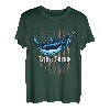 Camo Amerikanische Flagge Wels Angeln Lake Como T-Shirt