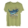 Camo Amerikanische Flagge Wels Angeln Lake Como T-Shirt