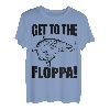 Funny Fishing Get To The Floppa Sarkastic Fisherman T-Shirt