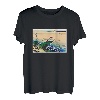 Katsushika Hokusai T-Shirt, 36 Ansichten des Reichtums, Meisterwerkskunst, Malerei, Herren, Damen, lustig, Kleidung, Kunst, Geschenk, lustig, Angler T-Shirt