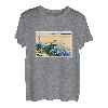 Katsushika Hokusai T-Shirt, 36 Ansichten des Reichtums, Meisterwerkskunst, Malerei, Herren, Damen, lustig, Kleidung, Kunst, Geschenk, lustig, Angler T-Shirt