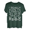 Ich liebe es wirklich, wenn meine Frau Lustiger Angelhumor für Erwachsene T-Shirt
