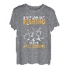 Ein Tag ohne Angeln ist wie ein Scherz beim Angeln T-Shirt