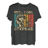 Vatertagsgeschenk, lustige Angelrolle, cooler Stiefvater T-Shirt