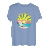 Retro-Sonnenuntergangs- und Strandurlaub in Kalifornien T-Shirt