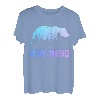 San Diego California Bear Grizzly Pride im Freien, Vintage-Stil T-Shirt