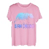San Diego California Bear Grizzly Pride im Freien, Vintage-Stil T-Shirt