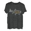 Forellen-Fliegenfischen Natur Outdoor Angler Fliegenfischen Liebhaber T-Shirt