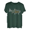Forellen-Fliegenfischen Natur Outdoor Angler Fliegenfischen Liebhaber T-Shirt
