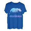 Jackson Hole Wyoming Bear Grizzly Pride im Freien, Vintage-Stil T-Shirt