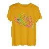 Fisch-Skelett, Batikfärbung, Halloween, Fisch-Marmeladen-Tees, Angler T-Shirt
