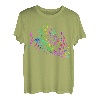 Fisch-Skelett, Batikfärbung, Halloween, Fisch-Marmeladen-Tees, Angler T-Shirt