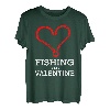 Fishing Is My Valentine, Fisherman Valentinstagsgeschenk T-Shirt