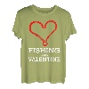Fishing Is My Valentine, Fisherman Valentinstagsgeschenk T-Shirt