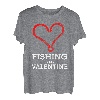 Fishing Is My Valentine, Fisherman Valentinstagsgeschenk T-Shirt