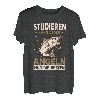 Studieren kann jeder Angeln nur die Besten Sprüche Vatertag T-Shirt