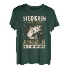 Studieren kann jeder Angeln nur die Besten Sprüche Vatertag T-Shirt