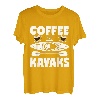 Kaffee und Kajaks Kajak Kajak T-Shirt