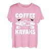 Kaffee und Kajaks Kajak Kajak T-Shirt