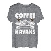 Kaffee und Kajaks Kajak Kajak T-Shirt