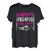 Papas Angelprinzessin Tochter Fishermen Reel Cool Dad T-Shirt