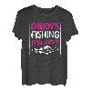 Papas Angelprinzessin Tochter Fishermen Reel Cool Dad T-Shirt