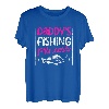 Papas Angelprinzessin Tochter Fishermen Reel Cool Dad T-Shirt