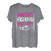 Papas Angelprinzessin Tochter Fishermen Reel Cool Dad T-Shirt