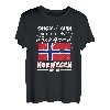Muss dringend nach Norwegen Flagge Skandinavien Urlaub T-Shirt