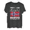 Muss dringend nach Norwegen Flagge Skandinavien Urlaub T-Shirt