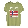 Muss dringend nach Norwegen Flagge Skandinavien Urlaub T-Shirt
