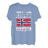 Muss dringend nach Norwegen Flagge Skandinavien Urlaub T-Shirt