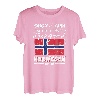 Muss dringend nach Norwegen Flagge Skandinavien Urlaub T-Shirt