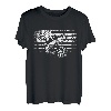 Amerikanische Flagge Angelbekleidung - Angeln T-Shirt
