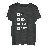 Cast Catch Release Repeat Angelshirt für Papa und Kinder T-Shirt